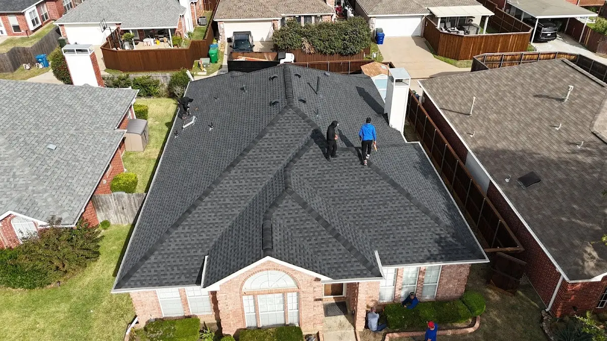 Commercial Roofing work in progress on a Kingsburg property